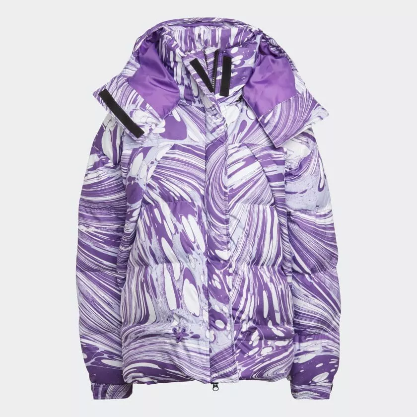 NWT Adidas by Stella McCartney Printed Padded Winter Jacket size