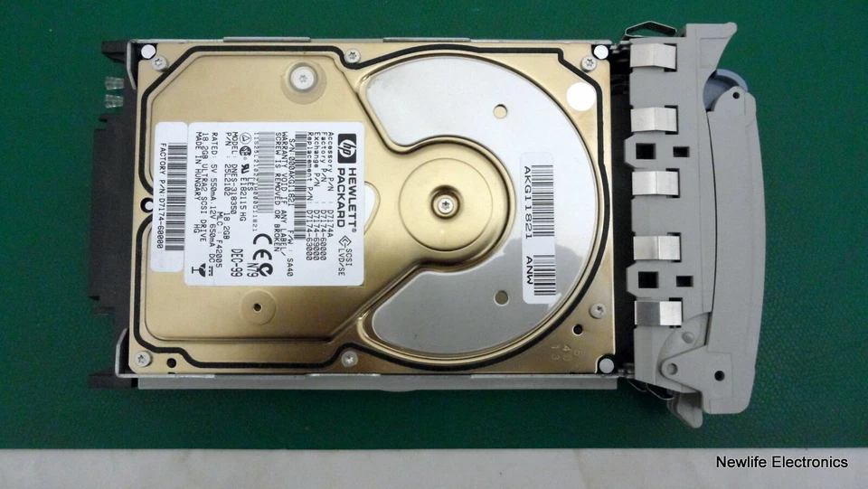 HP D7174-69000 18GB 7,200 RPM 3.5 in. Ultra2 SCSI HDD D7174-60000 D7174A - Image 3 of 4