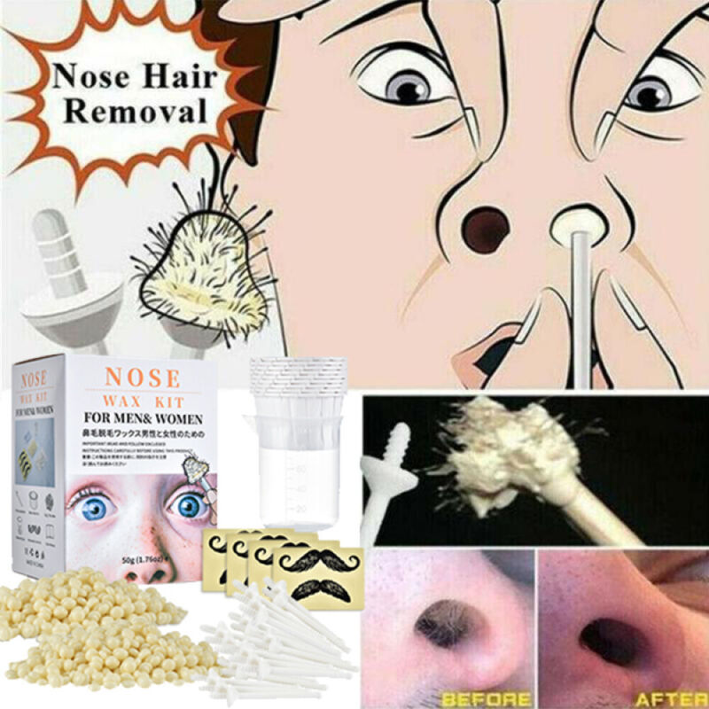 Nasenhaar Wachs Nose Wax Kit Haarentfernung Set Für Männer Und Frauen 50g Nase