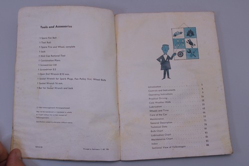 1963 Volkswagen 1200 Owner's Manual - Picture 3 of 11