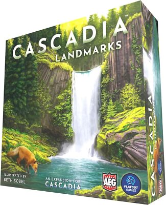 Cascadia Landmarks Board Game | Animal & Nature Themed Tile Placement Puzzle