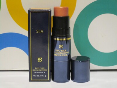 SIIA COSMETICS ~ DUO FACE ILLUMINATING MULTI STICK ~ # S 303 AFTERNOON GLOW