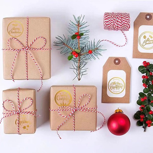 500 Christmas Stickers Gift Bag Seals Lable Merry Christmas Stickers Merry Xmas - Picture 8 of 16