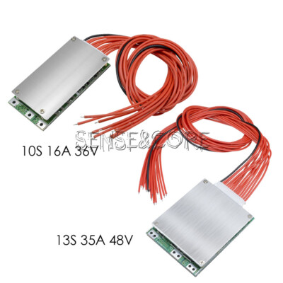 10S 15A 36V BMS PCB PCM 13S 35A 48V Li-ion Battery Protection Board