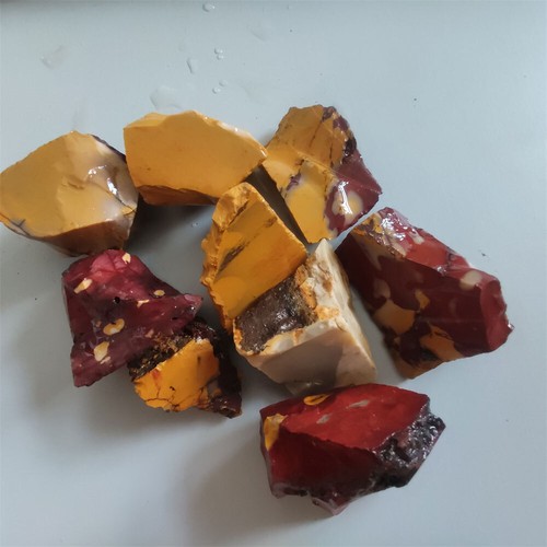 Egg Yolk Natural Irregular Raw Rough Stone Healing Crystal Quartz Mineral 100g - 第 5/9 張圖片