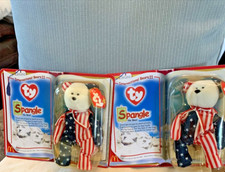 TY Beanie Baby-Rare Spangle The Bear - McDonalds 1999 New In Box Never Opened 2