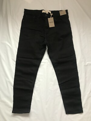 Tapered Clean schwarze Jeans 81 cm 32R 6517799 01 SS20 730