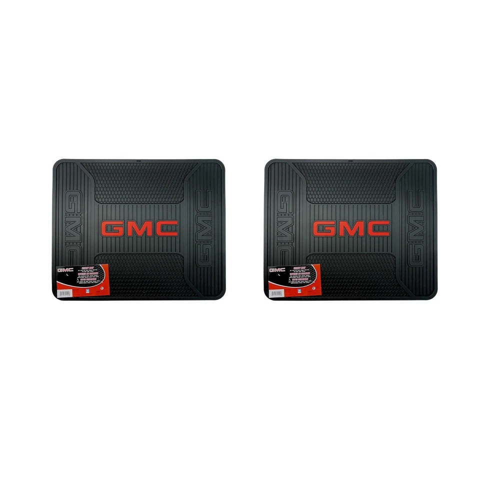 ⭐️⭐️⭐️⭐️⭐️GMC Alfombrillas Delanteras y Traseras Goma Clima Auténticas GM MEJOR Regalo Foto 3 de 4