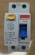 Contactum CPR100A 100A 30mA 2 Pole RCD
