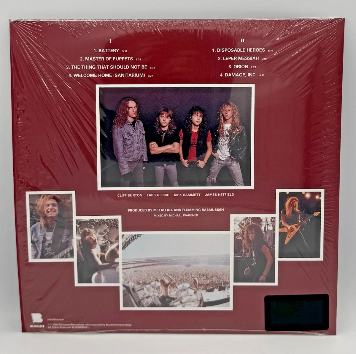 Metallica - Master Of Puppets (Vegas Pop-Up Shop Red Splatter Exclusive Vinyl)