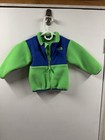 The North Face Baby Fleece Full Zip Jacket Green Blue 12-18 Months