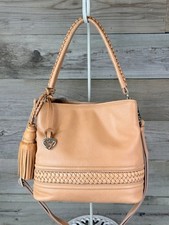 Brighton Ferrara CALDERA Bucket Bag Taupe Soft Leather MSRP 540