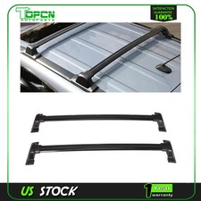 For 07-11 Honda Crv Pair Black Aluminum Roof Rack Rail Cross Bar Cargo Carrier For 07-11 Honda Crv Pair Black Aluminum Roof Rack Rail Cross Bar Cargo Carrier