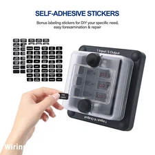 6/12 Way Blade Fuse Box Block Holder ATO ATC for Car Marine Boat RV Waterproof Y