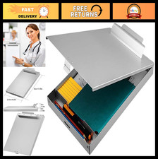 Recycled Aluminum Storage Clipboard Box, Form Holder for School, Office, Jobsite