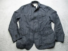 Banana Republic Blazer Mens 42R Gray Heritage Collection Workwear Sport Coat