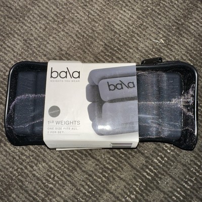 Bala Bangles 1lb Wrist & Ankle Weights   Heather Black