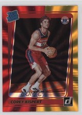 2021 Panini Donruss Rated Rookie Holo Red & Gold Laser Corey Kispert #233 0f7h