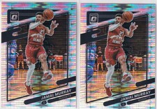 LOT (2) 2021-22 OPTIC PRIZMS PULSAR JAMAL MURRAY DENVER NUGGETS - 428