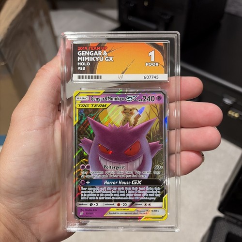 Gengar & Mimikyu-GX graded ACE 1 for sale on eBay