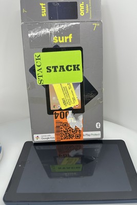 Onn Surf 2nd Gen 7'' Android Tablet, 16GB 2GB RAM 11 Go 2GHz Blue Lines On Screen