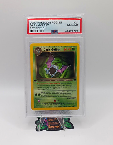 Dark Golbat (1st Edition) graded PSA 8 for sale on eBay