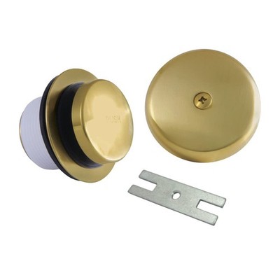 DTT5302A7 Easy Touch Toe-Tap Tub Drain Kit, Brushed Brass