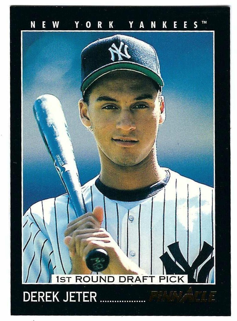 DEREK JETER 1993 PINNACLE 457 1st ROUND DRAFT PICK CARD NEW YORK YANKEES