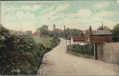 BUNKERS HILL HATHERLOW ROMILEY UNGEBRAUCHTE POSTKARTE UM 1915 REF 49