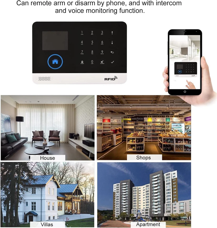 433MHz + 4G Auto-dial System LCD Display Door D1P9 - Image 3 of 4