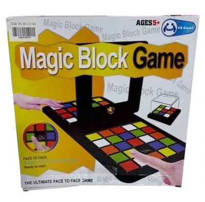 Magic Block Game 2 Player Fast Paced Brain Finger Race Ages 5+