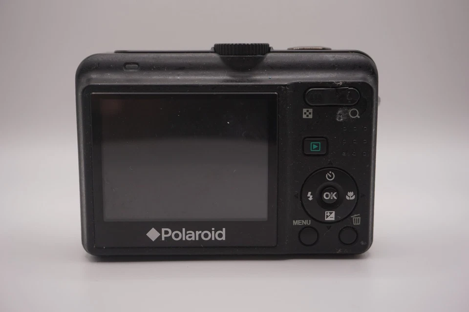 Polaroid i633 Compact Black Digital Camera - Untested For Parts AS IS - Image 3 of 4