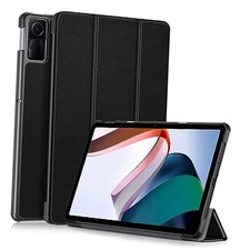 Case for Xiaomi Redmi Pad SE 11'' 2023, Folding Folio Ultra-Thin PU Black