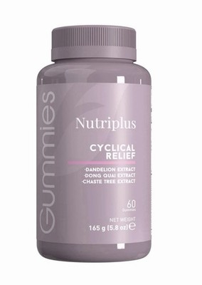 FARMASI NUTRIPLUS WOMEN MENSTRUAL CYCLICAL RELIEF GUMMIES 60ct. FREE SHIPPING