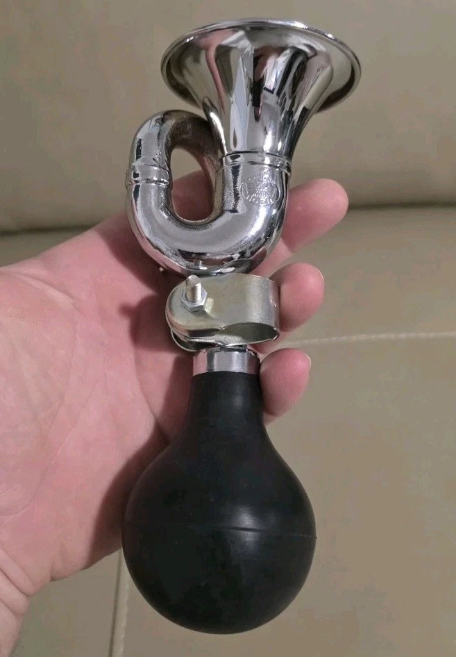 De colección Nuevo de Lote Antiguo Condor Horn Bicicleta Clásica Fuerte Apretar Bombilla Corneta Modelo C No 9 #2 Foto 3 de 4