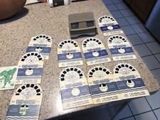 Lot of 10 vintage View Master reels with sleeves--various subjects