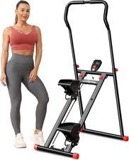 BODYRHYTHM New Stair Stepper for Home Gym Exercise, Vertical Climber Black 