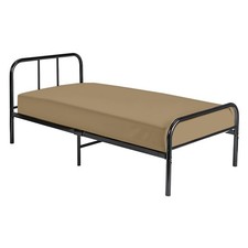 Cot Fitted Sheet 25 x 75, 100 Egyptian Cotton, 1 PC Cot Size Bottom Sheet On...