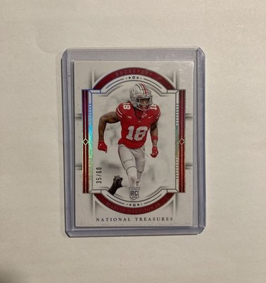 2024 National Treasures Silver #2 Marvin Harrison Jr 35/60 RC Rookie Ohio State