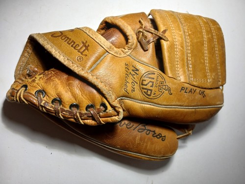 1960s Old Vintage Steve Boros Baseball Glove Detroit Tigers Cincinnati Reds USA - Picture 19 of 24