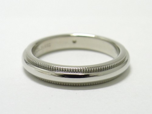 TIFFANY & Co. Ring Pt950 Platinum Diamond #4.2US 5.1g - Picture 3 of 7