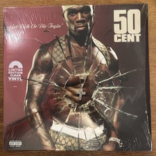 50 Cent- Get Rich Or Die Tryin' 2x VINYL 2014, Clear, Hip Hop, Gangsta Rap 