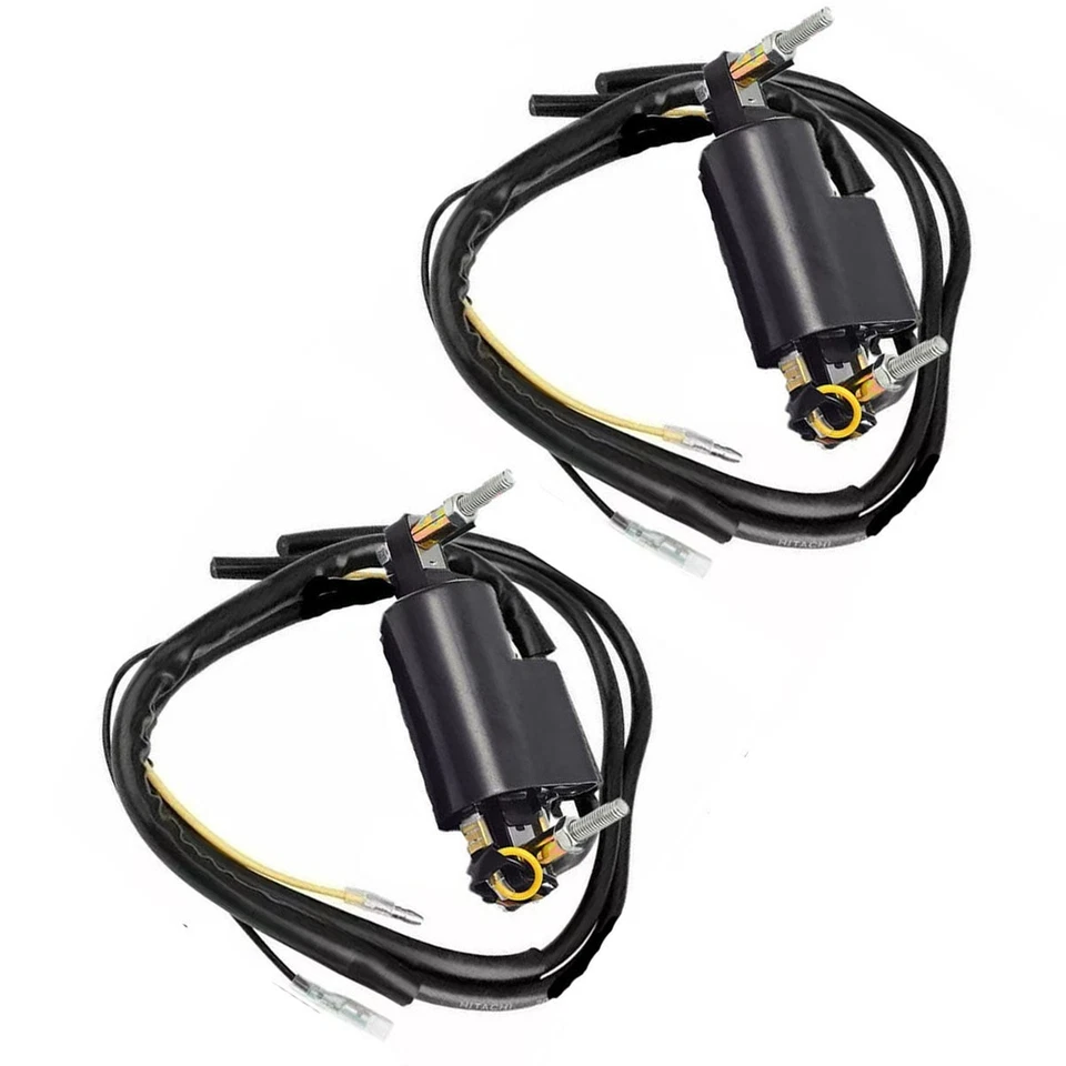 2x BOBINA DE IGNIÇÃO Kawasaki KZ400 KZ440 KZ650 KZ750 KZ900 Z1 KZ1000 (1973-1980) - Imagem 4 de 4