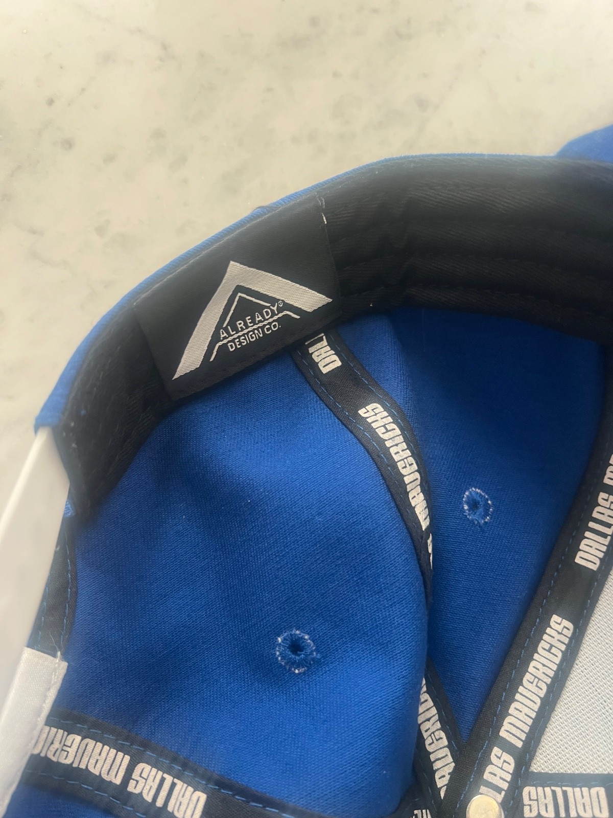 Dallas Mavericks Luca Dončić Already Design Co SnapBack Cap Hat Blue #77