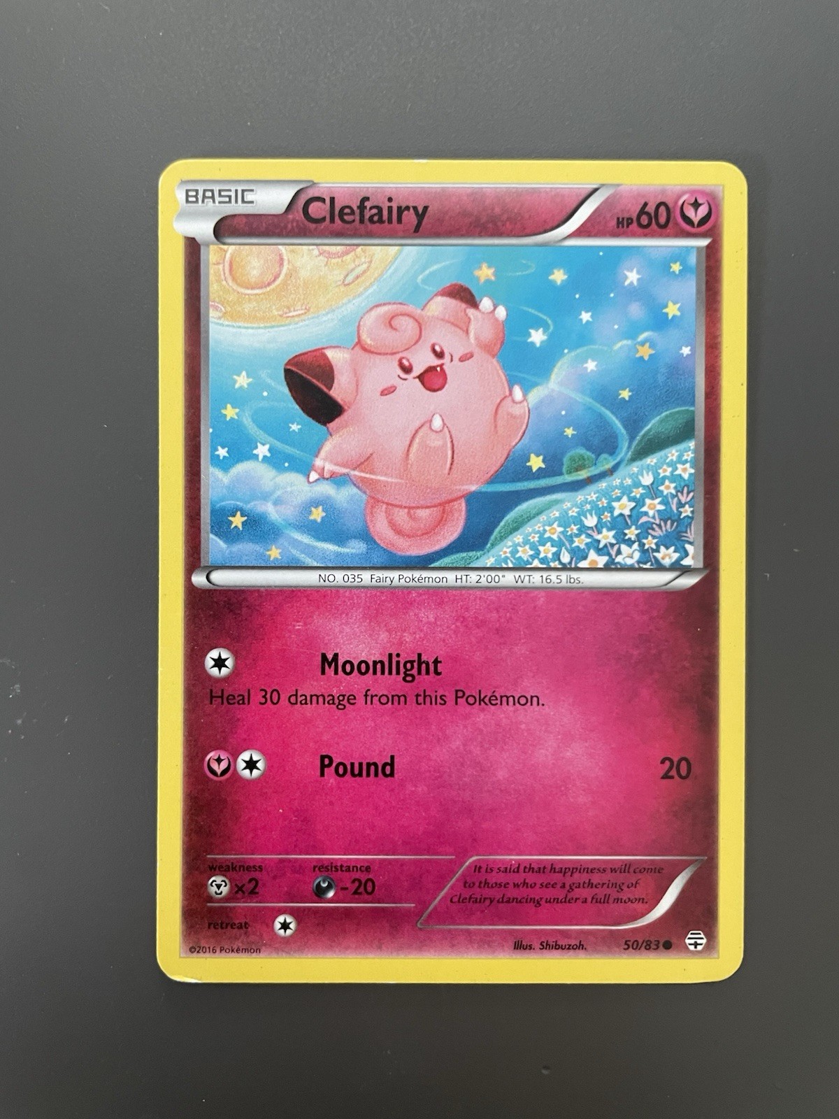 Clefairy 50/83 Pokemon Generations Common