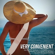 US Back Exfoliating Scrubber Bath Shower Strap Loofah Spa Skin Brush Sponge Body