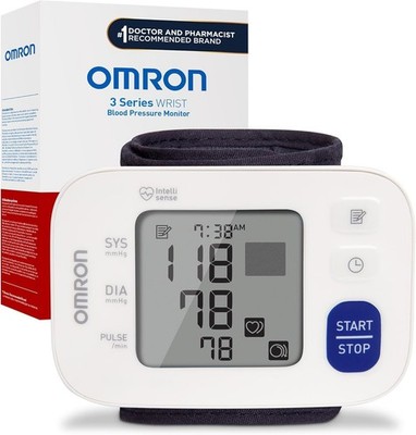 OMRON 3 Series Wrist Blood Pressure Monitor for Home Use - #1 Doctor & Pharma...