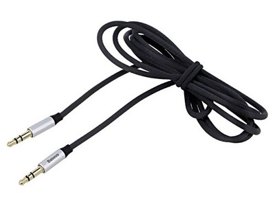 CAM30-CS1 Kabel Jack 3,5mm 3pin Stecker,beiderseitig 1,5m schwarz BASEUS