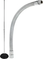 AtlasIED MS-10C Round Base Mic Stand - Chrome + AtlasIED GN-13 Value Bundle