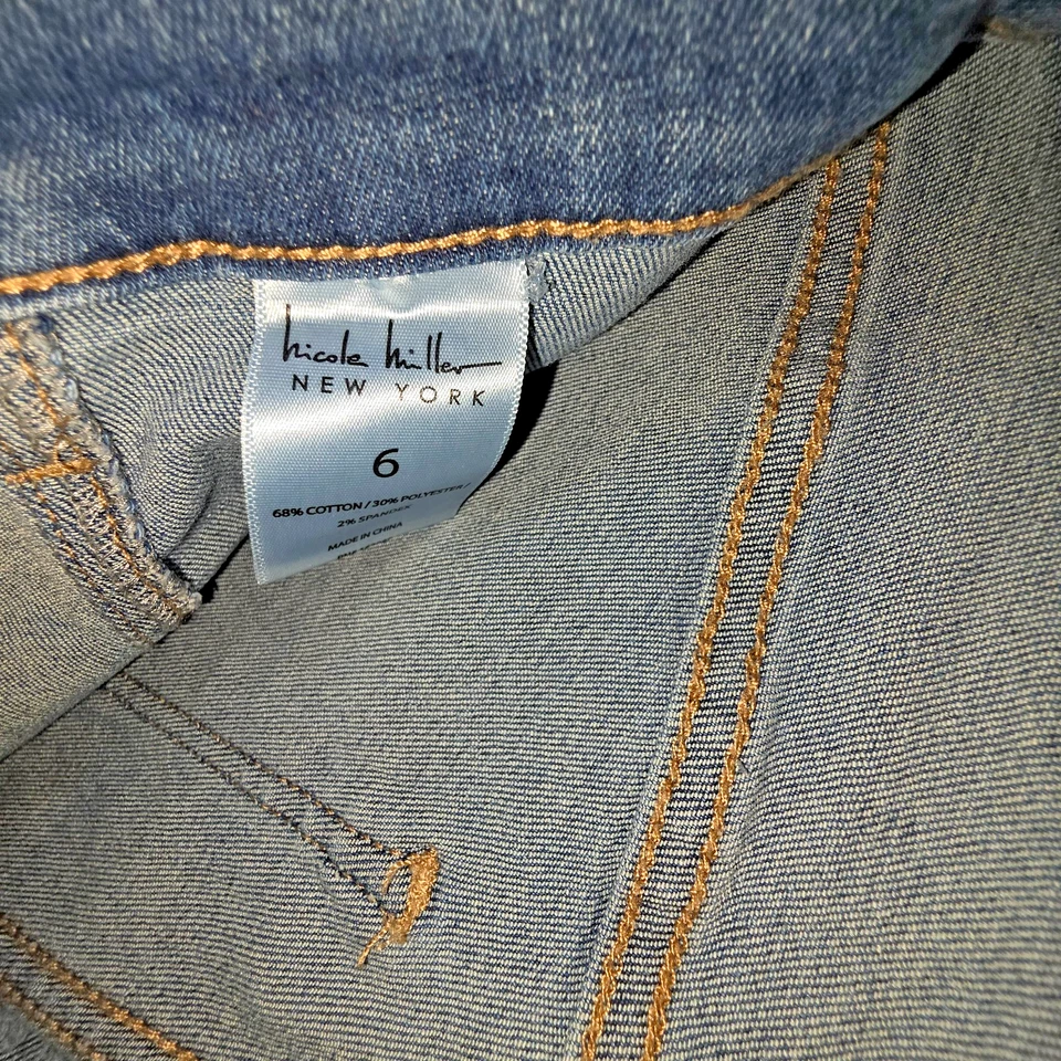 Nicole Miller New York Jeans Womens Blue Soho High Rise Ankle Boot - Sz 6 - Image 3 of 4